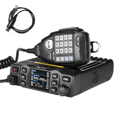 AnyTone AT-778UV 25W 136-174&400-480MHz Two Way Radios + USB Programming Cable