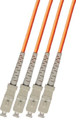 Direct Burial/Outdoor SC-SC 4-Strand Fiber Optic Cable Multimode 50/125 25M