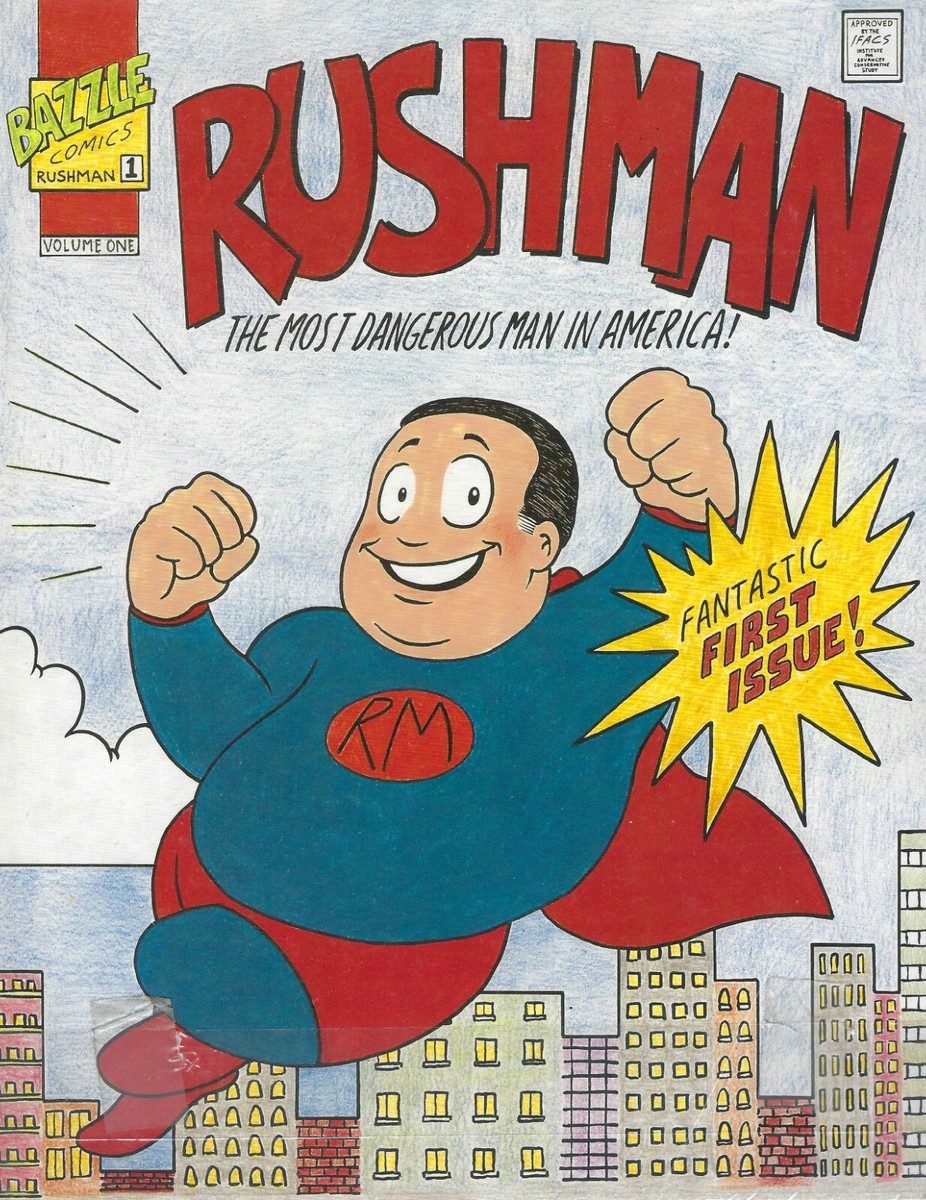 Rare MINT Condition 1992 Rushman Paperback Bazzle Comic Book 1st