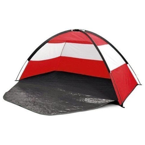 Grauer Strand Festival Zeltunterstand LSF40 Camping Regen Garten Schirm Sonnenschirm - Bild 3 von 4