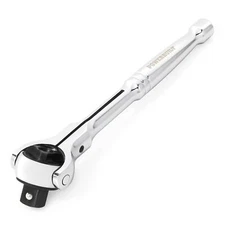 Swivel Head Ratchet 3/8 Inch Drive Hand Tools Rotating 72 Tooth 5 Degree Swing C
