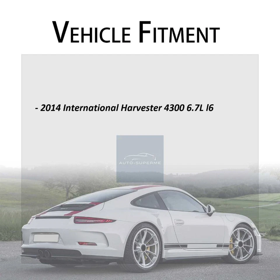 Manguera de refrigerante de radiador de motor a radiador para International Harvester 4300 2014 Foto 2 de 3