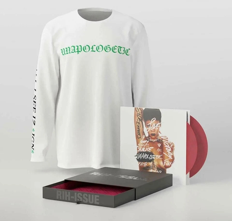 UNAPOLOGETIC RIH-ISSUE LIMITED EDITION VINYL RECORD & LONG SLEEVE SHIRT, SM NEW - Image 2 of 4