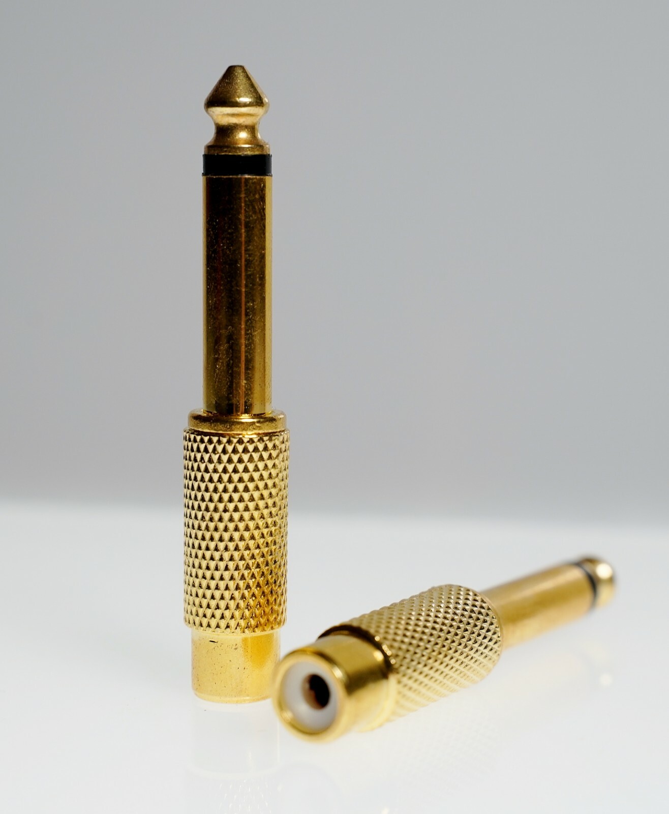 2x-audio-adapter-klinke-chinchkupplung-auf-6-3mm-klinkenstecker-chinch