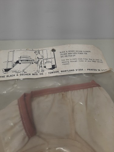 Black & Decker U1470 Replacement Cloth Filter Bag - Picture 3 of 3