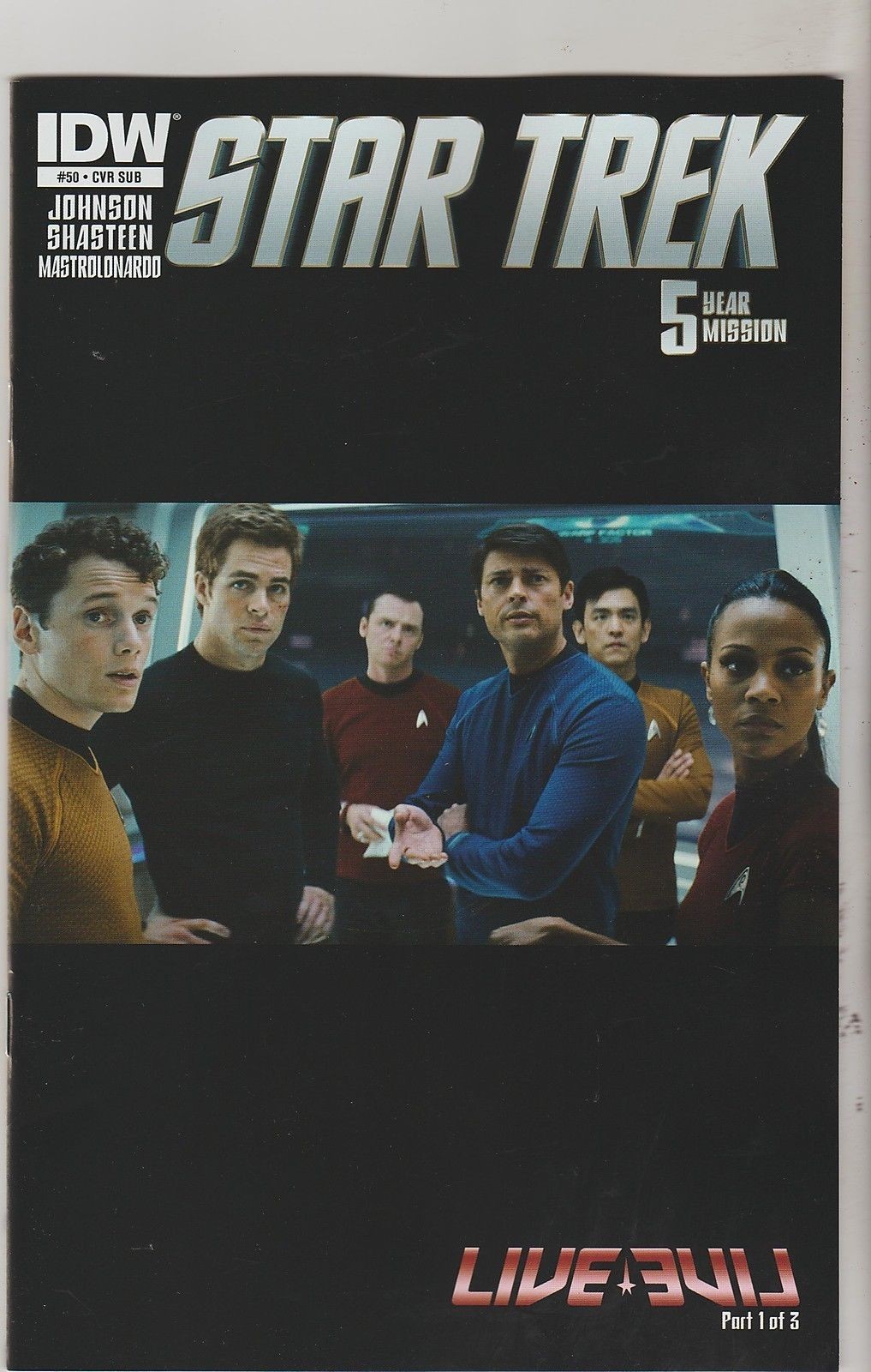 IDW COMICS STAR TREK #50 OCTOBER 2015 SUBS VARIANT 1ST PRINT NM