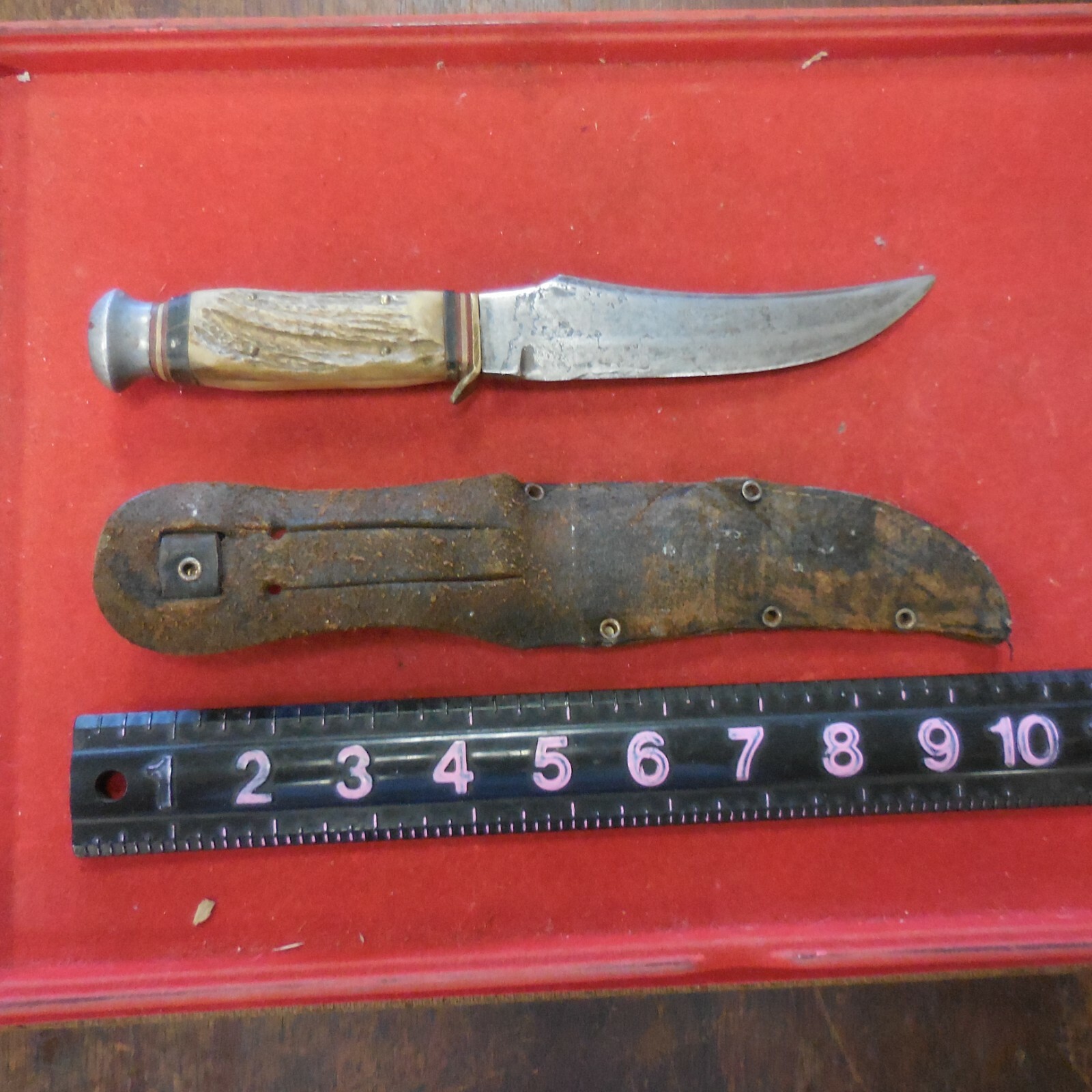 Vintage Hunting Knife Sabre Monarch 151 Solingen Original Bowie Knife W