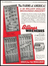 1947 The Billings & Spencer Company Hartford Connecticut Wrench DisplaysPrint Ad