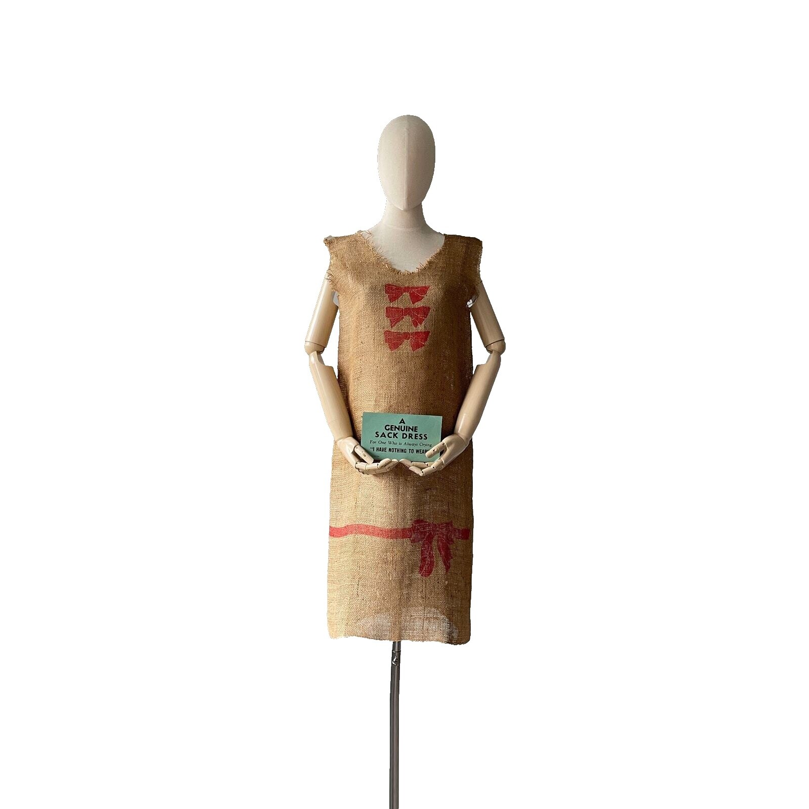 Burlap Sack Dress - Main Image