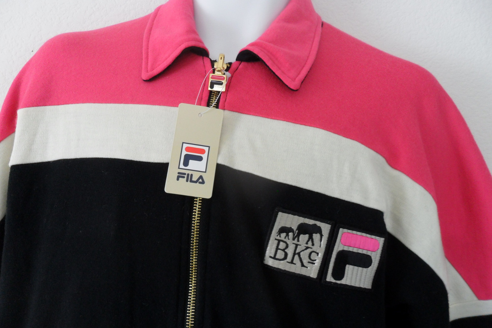 Felpa Fila LIMITED ED BROOKLYN CIRCUS VANTAGGIO REVERSIBILE GIACCA uomo tg M