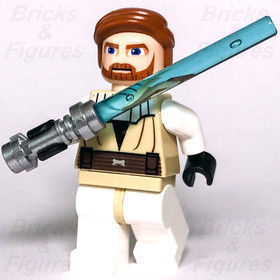 LEGO&reg; Star Wars Obi-Wan Kenobi Minifigure Clone Wars Jedi 7753 9525 7931 7676