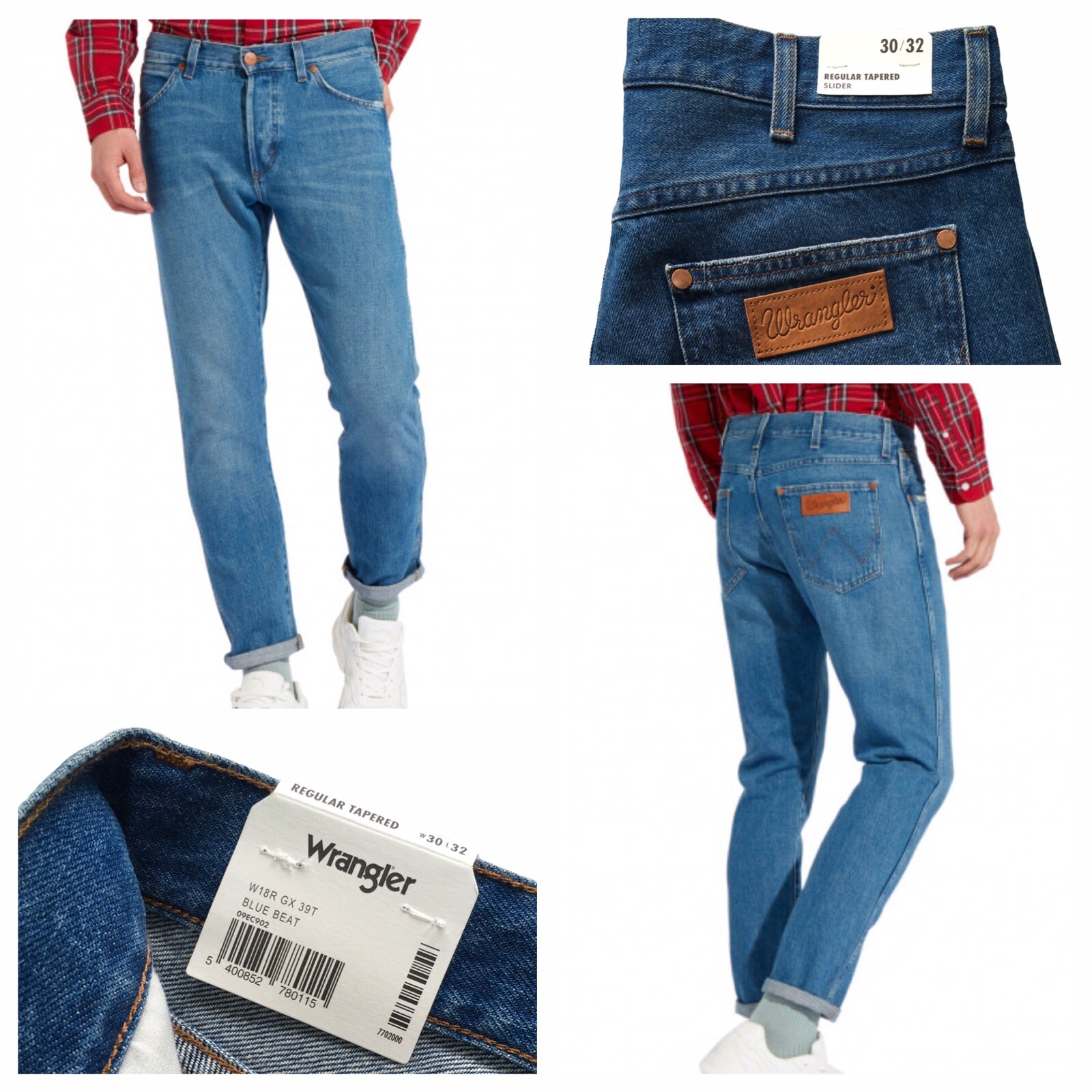 WRANGLER Slider Regular Tapered Blue 