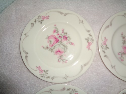 4 CASTLETON China Belrose Bread Plates Floral - Picture 2 of 3