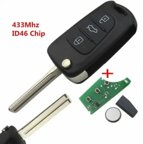 Fits HYUNDAI i30 i20 Elantra 3 Button Remote Key 2007 2008 2009 2010 2011 2012 - image 4 of 4