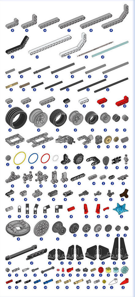 853PCS 45560 Expansion Set for EV3 Mindstorms For Le.goes NO