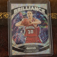 Panini Prizm Draft Picks Brilliance Stephen Curry #10 Wave Prizm /99