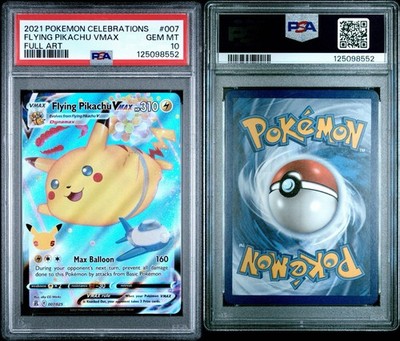 SEQUENTIAL PSA 10 Flying Surfing Pikachu V VMAX Pokémon