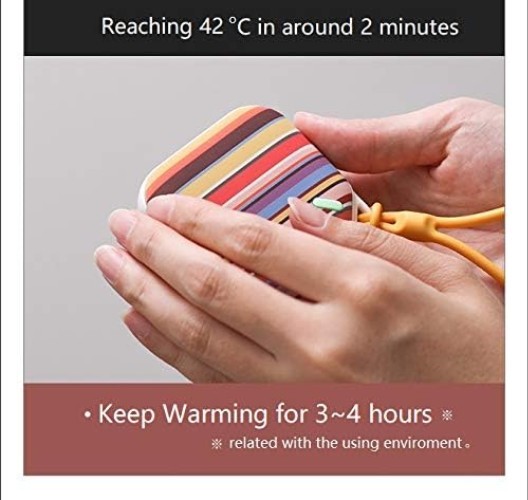 Lightweight Rechargeable Hand Warmer | Lasts 3-4 Hours, Perfect for Outdoors