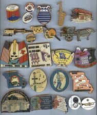 Lions Club Pins - Missouri All State Band Lot 22   1982 - 2022