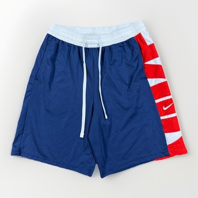 NIKE Men's Navy Multi Dri-FIT Starting 5 Jersey Basketball Shorts CV1866-410 2XL