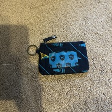 Vintage Victorias Secret Pink Coin Change ID Purse Keychain Blue Dog New W/O Tag