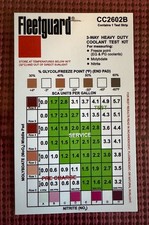 CC2602B FLEETGUARD 3 WAY COOLANT TEST STRIP (Pack of 50)