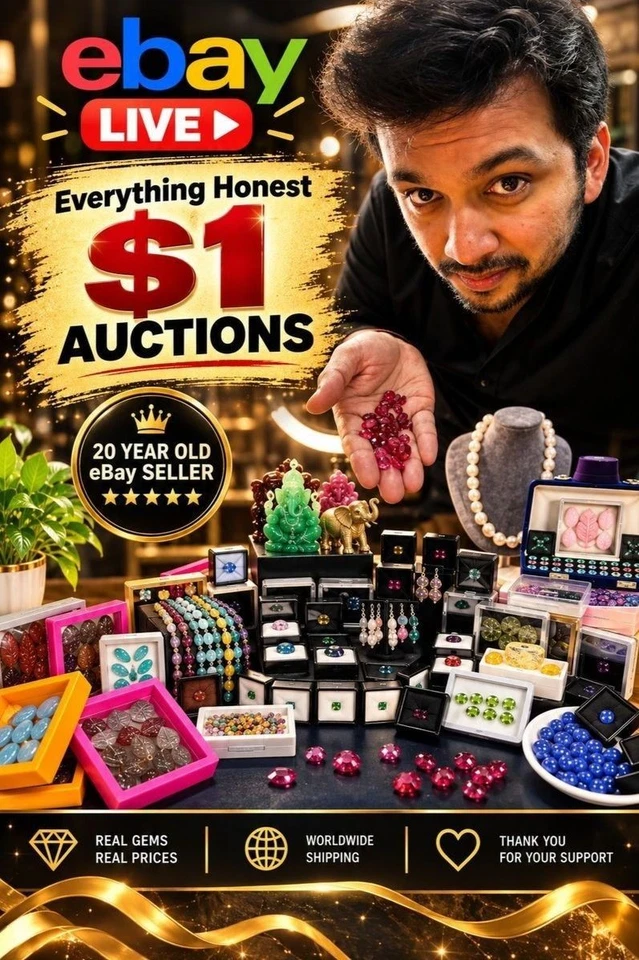 🔥 COLLECTOR'S GEM AUCTION | Sterling Jewelry, Opals & More | $1 Start