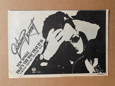 GRAHAM BONNET THAT'S THE WAY THAT IT IS MEMORABILIA Original music press advert 