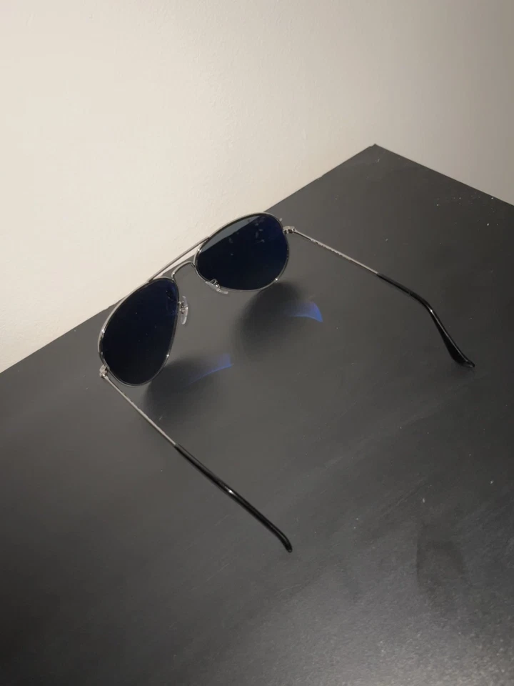 Ray-Ban RB3025 Aviator Large Metal W0879 58-14 3N Grey Frame Green Glass Lenses, photo 3 of 5