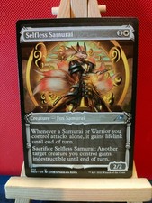 Selfless Samurai (Showcase) - Kamigawa: Neon Destiny - NM - MTG