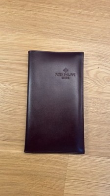 Originales Patek Philippe Dokumententasche Zertifikat Etui Brieftasche