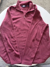 Lands' End Quarter Zip Collared Fleece Long Sleeve Women's Size Large 14-16