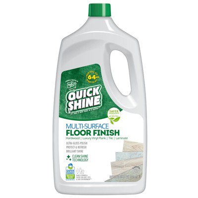 Quick Shine Multi Surface Floor Finish 64oz | Cleaner  Polish to use on