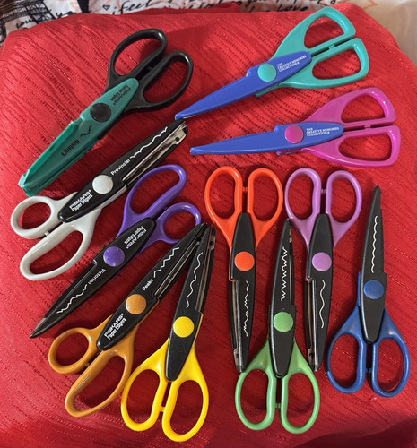 Fiskars Paper Edgers Decorative Scrapbooking Scissors Lot, Provincial Victorian