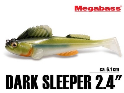 Megabass DARK SLEEPER 2.4inch / 6.1cm / Soft-Swimbait zum Grundangeln