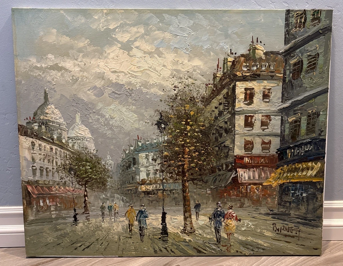 Oil Painting Paris Original Art Paintings for sale | eBay