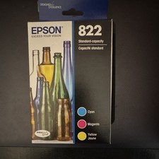Epson 822 Cyan Magenta Yellow Standard-Capacity Genuine Inkjet C13T05V523