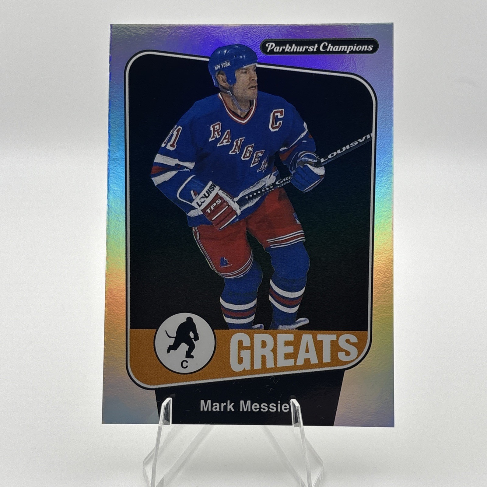 2024-25 Parkhurst Champions Greats Rainbow Foilboard Mark Messier #283 HOF