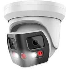 Vikylin 4K 8MP POE IP Camera Dual Lens 180° View 2-Way Audio Full Color Panorami