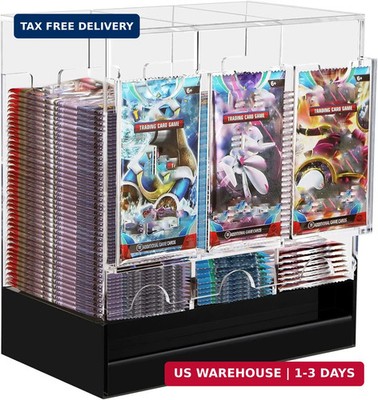 CHEPULA 3-Slot Booster Pack Dispenser, Card Dispenser Storage, Acrylic Booster B