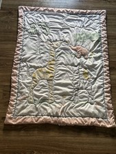 Lambs  Ivy Pink Elephant And Giraffe Baby Girl Baby Blanket Comforter