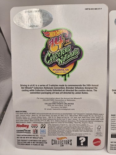 Hotwheels 24th Collectors Convention 3 Car Set ('55 GASSER, SUPRA, 2018 CAMARO) - Imagen 9 de 11