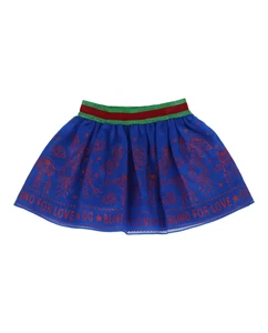 Mini jupe Gucci fille Space Cats