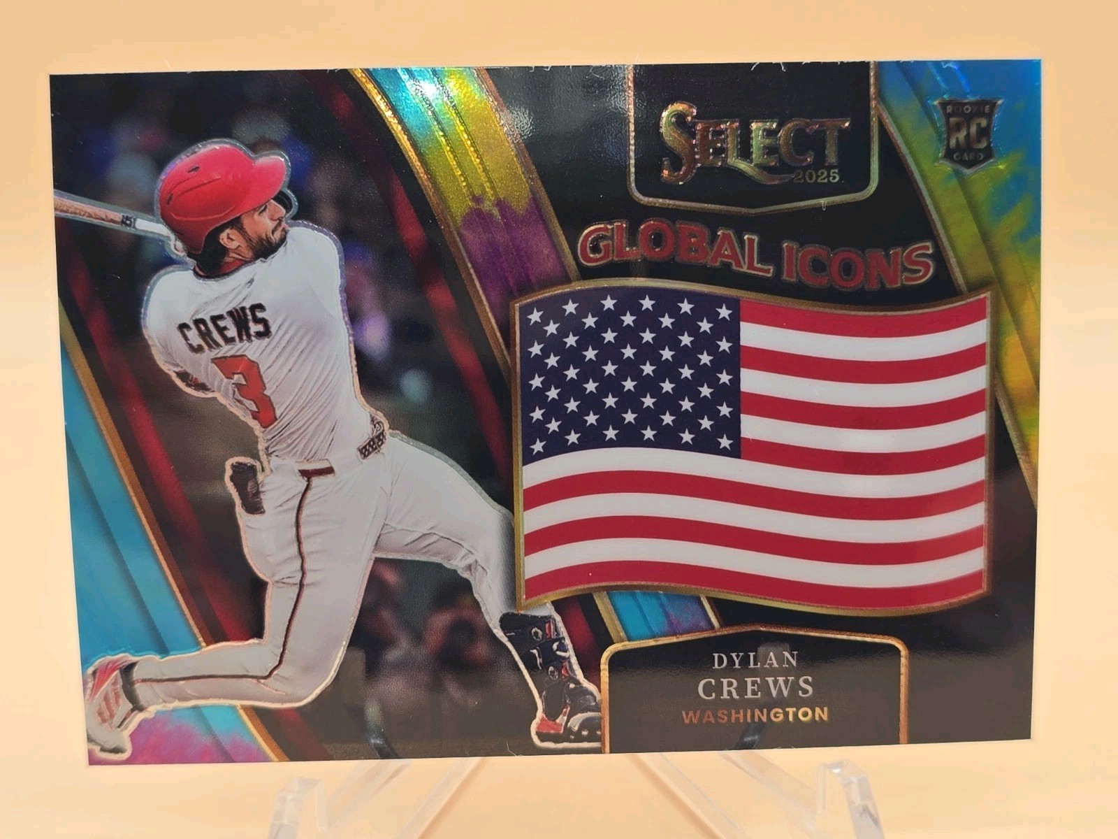 2025 Panini Select Global Icons Dylan Crews RC #14 21/25