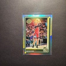 2025 Donruss WNBA Alysha Clark #61 Holo Silver Parallel Seattle Storm
