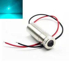 488nm 30mW-50mW Focusable Dot Cyan-Blue Light Laser Diode Module 5V