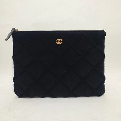 CHANEL Clutch Velvet Exterior Bags & Handbags for Women for sale