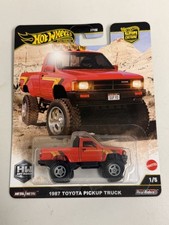 Sale Hot Wheels Premium 1987 Toyota Pickup Truck 1/5 Real Riders 1:64 A94
