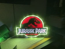Jurassic Park Movie Led Light Sign 9x8x3 Inch