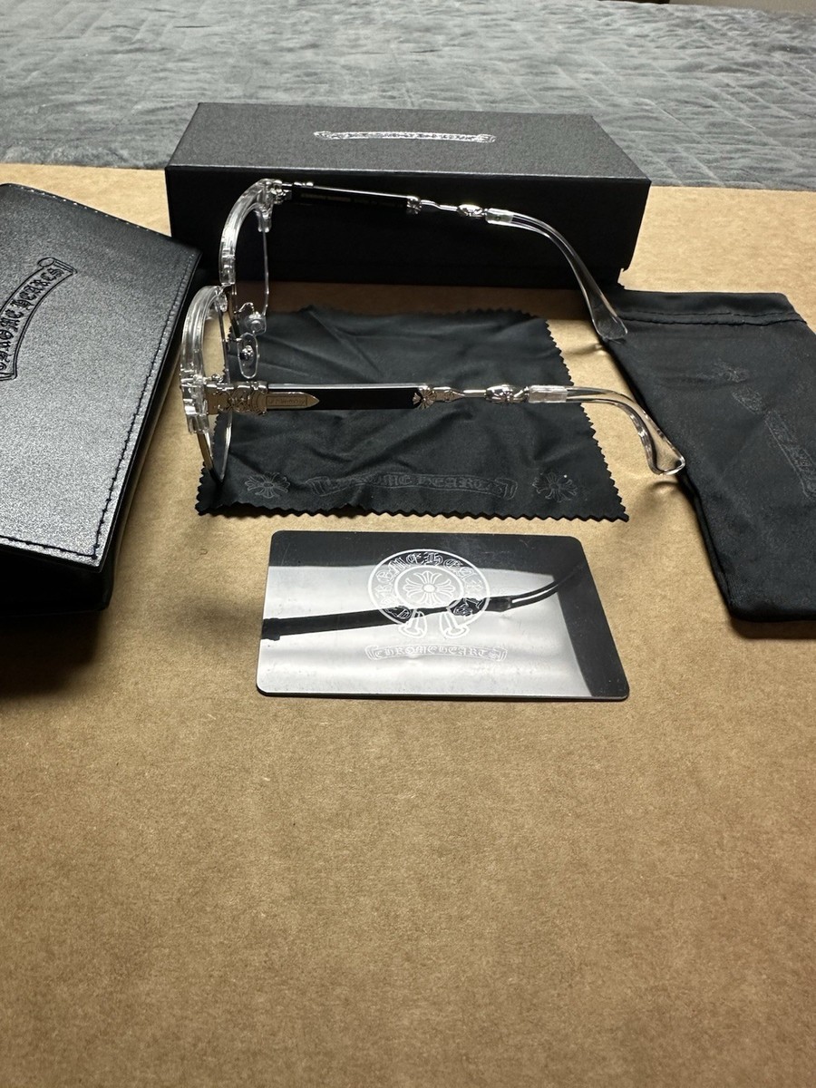 NEW* Chrome Hearts Full Clear Dagger Silver Blue Light